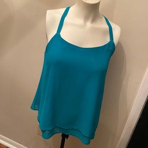 Turquoise top